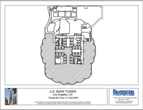 633 W 5th St, Los Angeles, CA à louer Plan d’étage– Image 1 sur 1