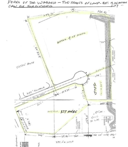 470 Bowenpark Ave, Huntington, IN à vendre - Plan cadastral – Image 3 sur 4