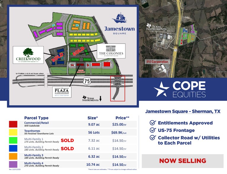 US-75 & Akers Road, Sherman, TX à vendre - Photo de l’immeuble – Image 1 sur 13