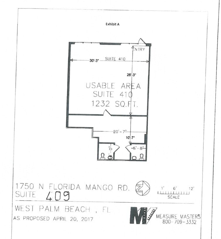 1750 N Florida Mango Rd, West Palm Beach, FL à louer Plan d’étage– Image 1 sur 1