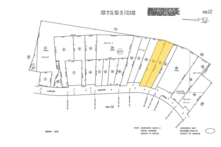 21094 Laguna Canyon Rd, Laguna Beach, CA à louer - Plan cadastral – Image 2 sur 6