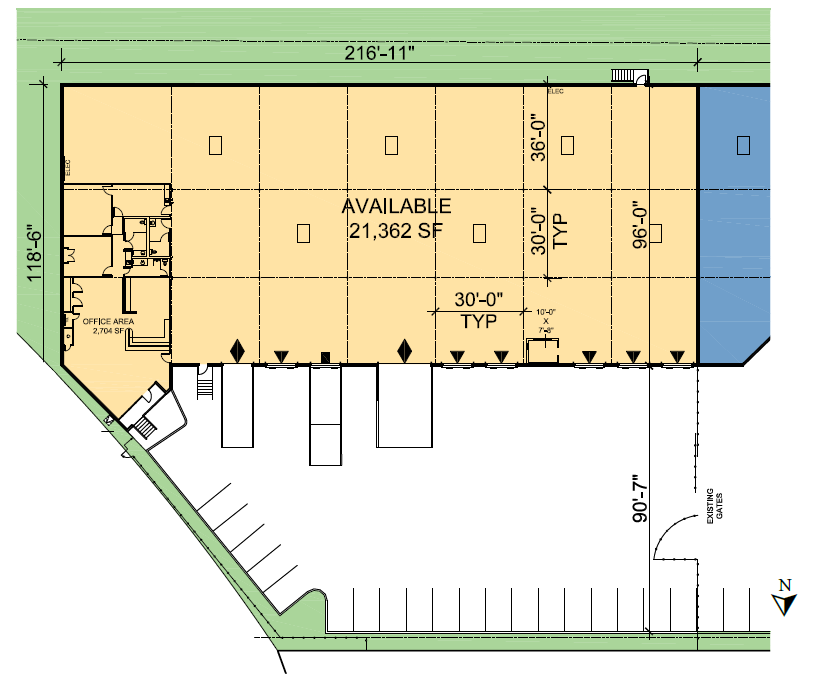 3701-3749 Yale St, Houston, TX à louer Plan de site– Image 1 sur 1