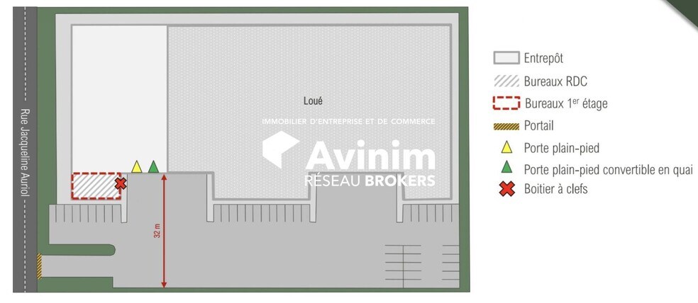 Industriel/Logistique dans Chilly-Mazarin à louer - Plan de site – Image 2 sur 2