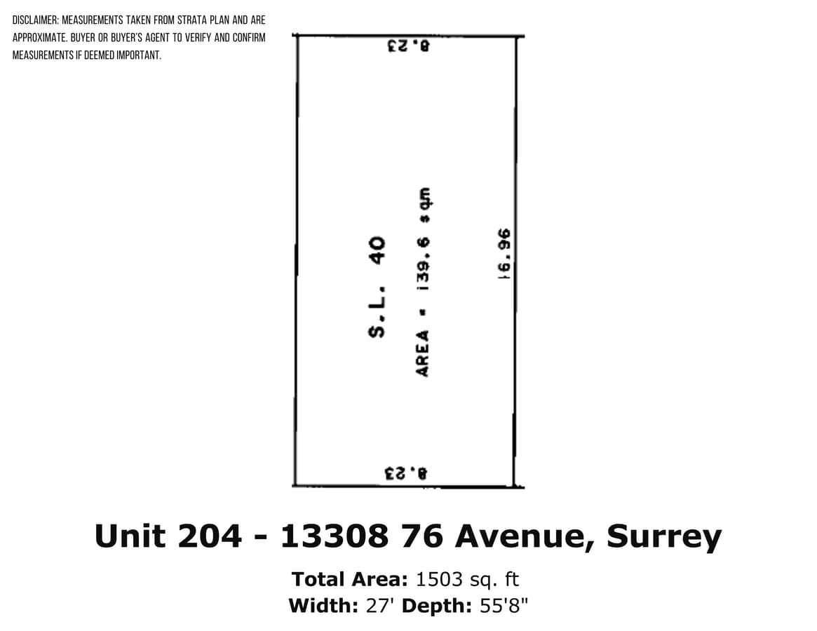 13308 76th Ave, Surrey, BC V3W 2W1 - Lot 204 -  - Plan d’étage - Image 1 of 4