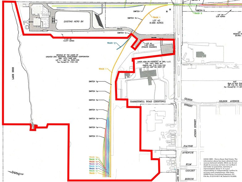 1670 E Lake Rd, Erie, PA à vendre - Plan de site – Image 2 sur 2