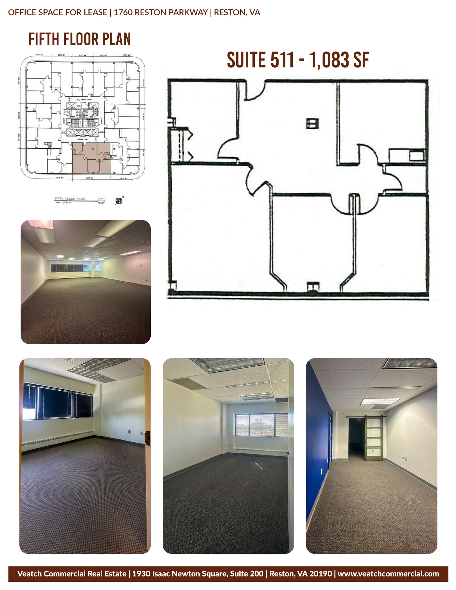 1760 Reston Pky, Reston, VA à louer Plan d’étage– Image 1 sur 1