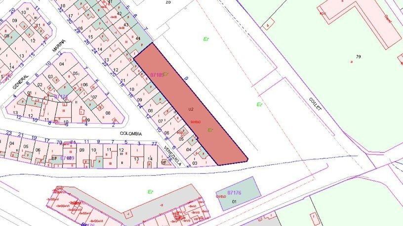 Plaça de Jaume Ribes, 9, CASTELLÓN DE LA PLANA, Castellón à vendre - Plan cadastral – Image 3 sur 3