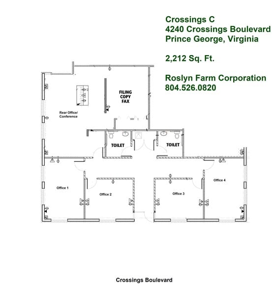 4240 Crossings Blvd, Prince George, VA à louer - Plan d’étage – Image 3 sur 4