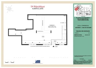 54 Avenue De La République, Aubervilliers à louer Plan d’étage– Image 1 sur 1