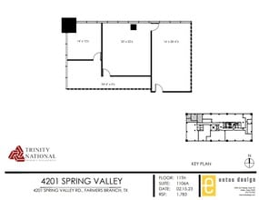 4201 Spring Valley Rd, Dallas, TX à louer Plan d’étage– Image 1 sur 1