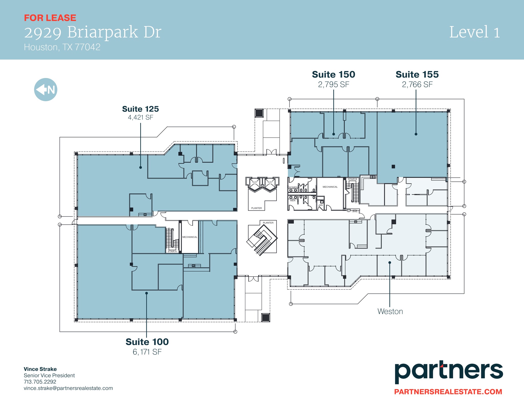 2929 Briarpark Dr, Houston, TX à louer Plan de site– Image 1 sur 1