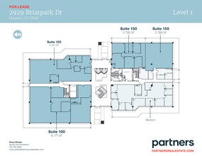 2929 Briarpark Dr, Houston, TX à louer Plan de site– Image 1 sur 1