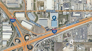 5411 IH-10, San Antonio, TX - VUE AÉRIENNE  vue de carte
