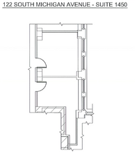 122 S Michigan Ave, Chicago, IL à louer Plan d’étage– Image 1 sur 1