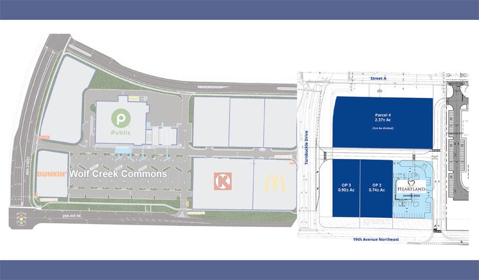 NEQ 19th Avenue & Turnbuckle Drive Ave, Ruskin, FL à louer - Plan de site – Image 2 sur 4