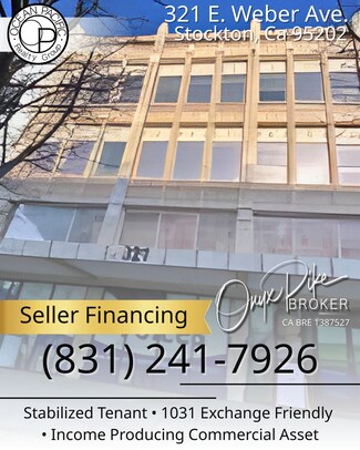 Plus de détails pour 321 E Weber Ave, Stockton, CA - Spécialisé à vendre