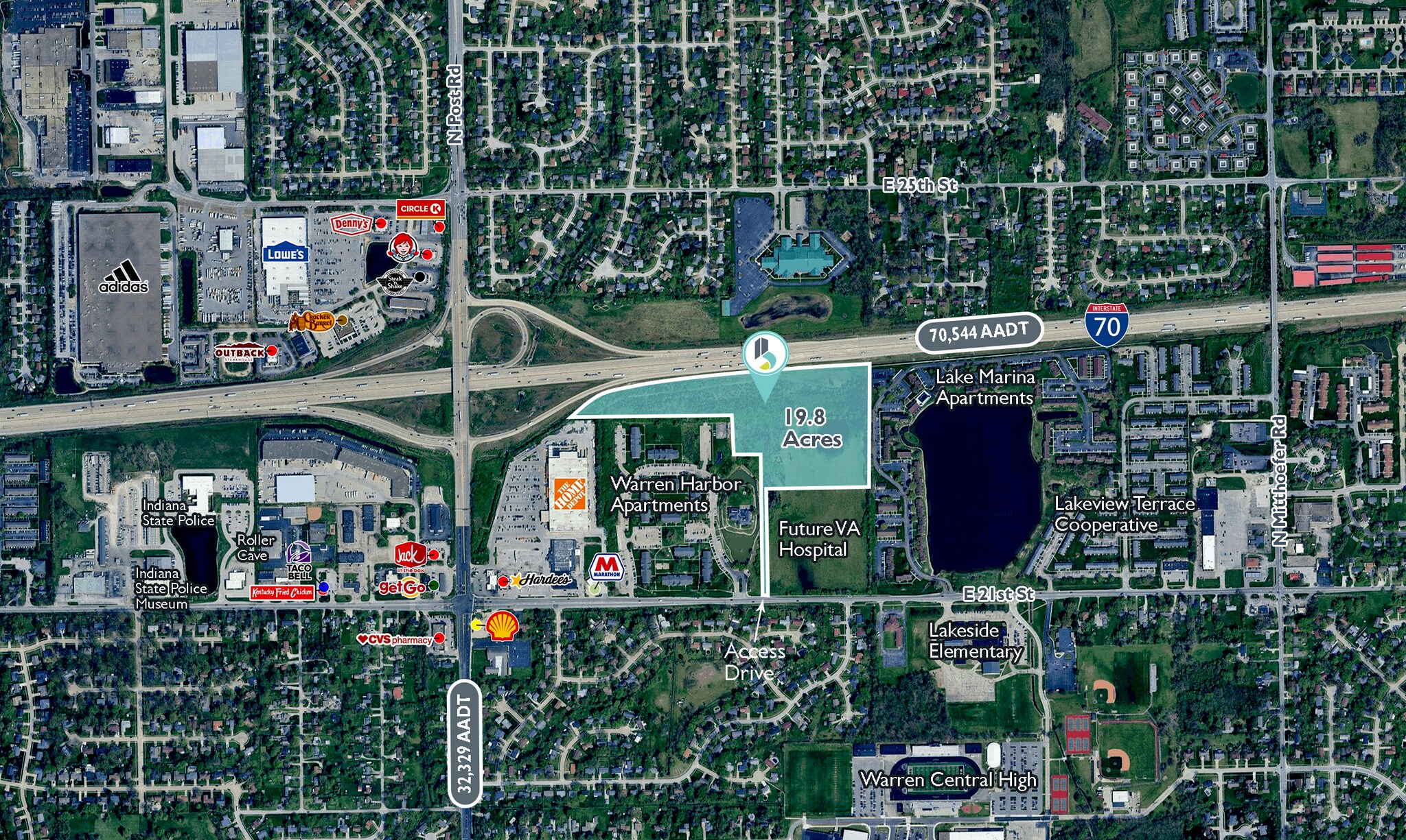 9402 E 21st St, Indianapolis, IN à vendre Photo principale– Image 1 sur 4