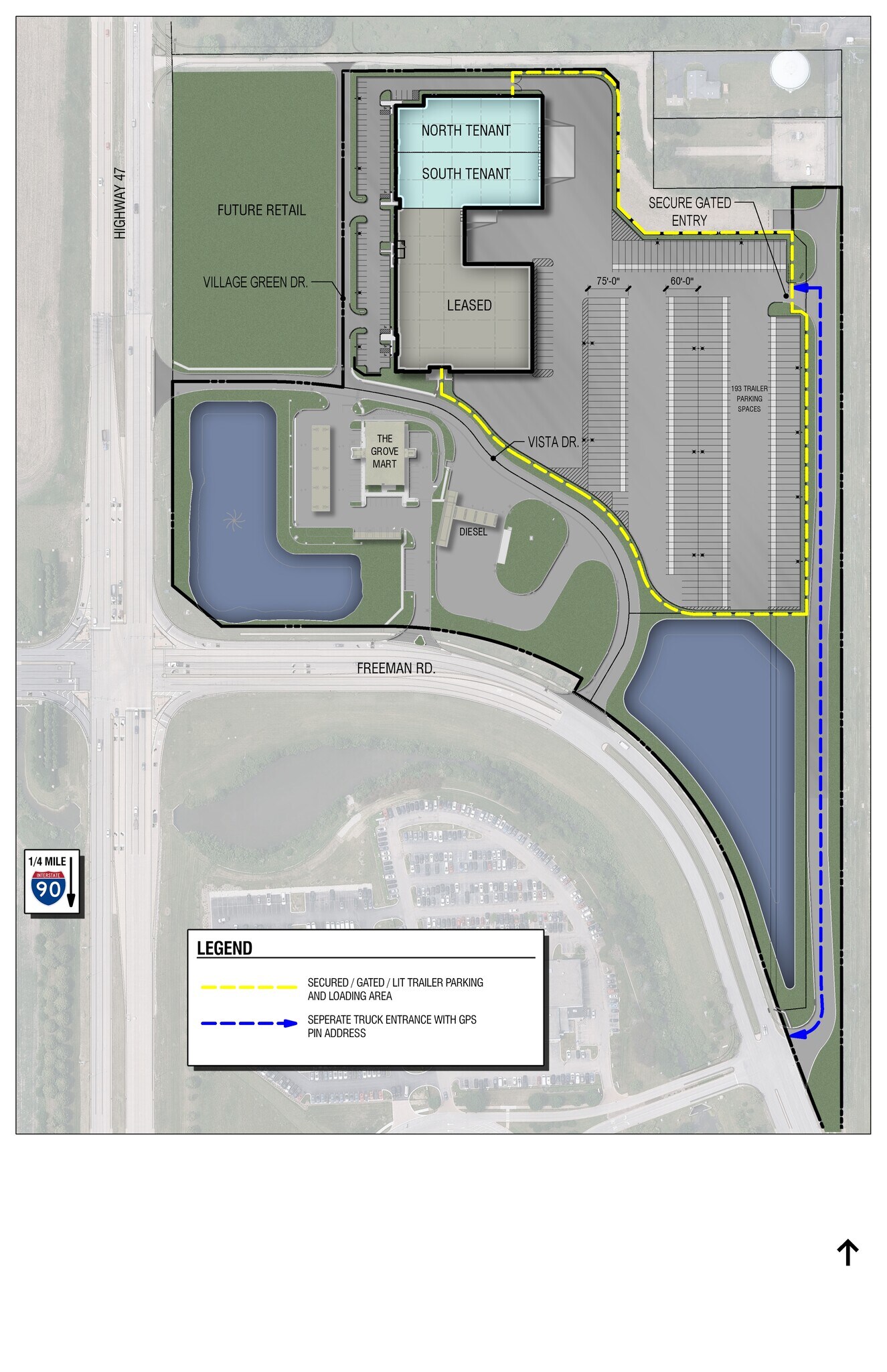 13700 IL Route 47, Huntley, IL à louer Plan de site– Image 1 sur 4