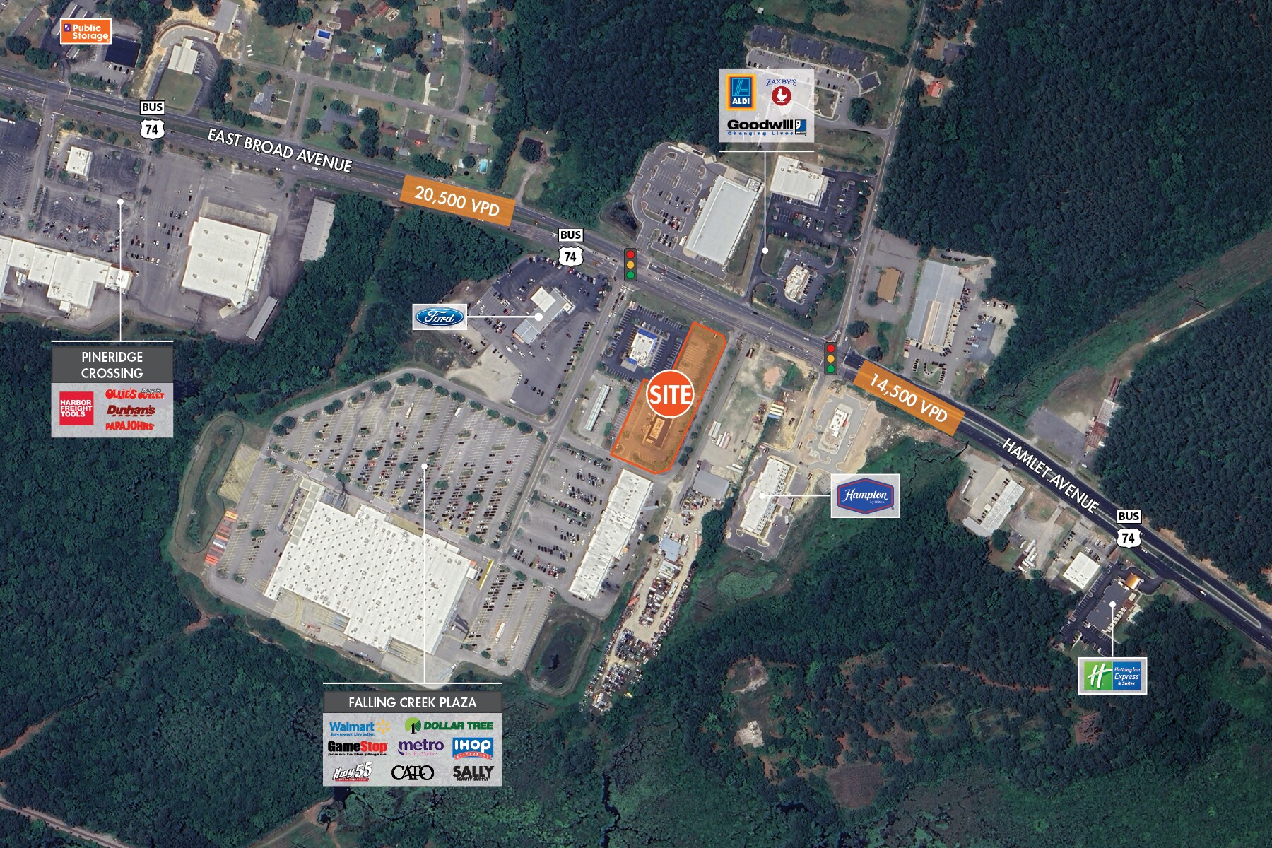 718 E US Highway 74, Rockingham, NC à louer Photo principale– Image 1 sur 3