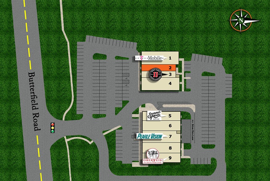 801-811 Butterfield Rd, Wheaton, IL à louer - Photo de l’immeuble – Image 2 sur 2