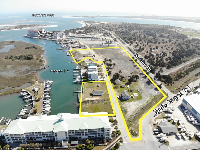 201 Marine Dr, Beaufort, NC à vendre - Aérien – Image 3 sur 18