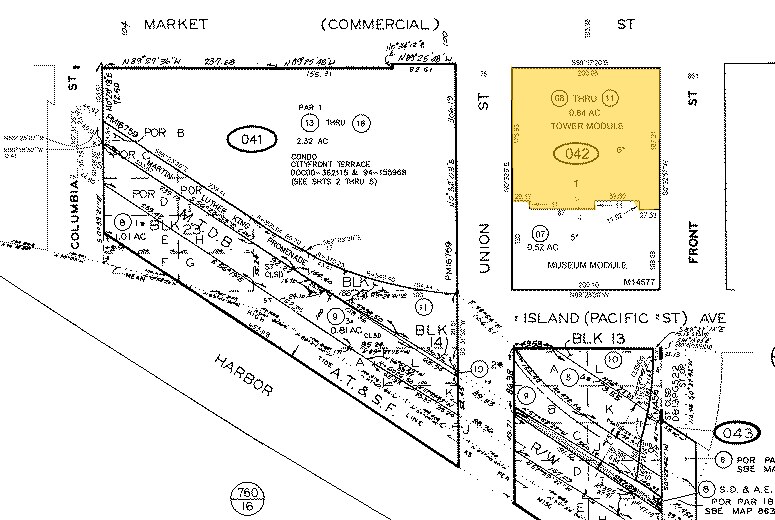 550 Front St, San Diego, CA à vendre - Plan cadastral – Image 3 sur 27