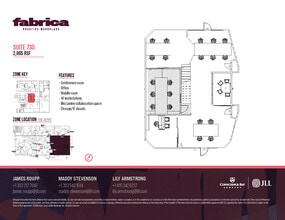 3001 Brighton Blvd, Denver, CO à louer Plan d’étage– Image 2 sur 3
