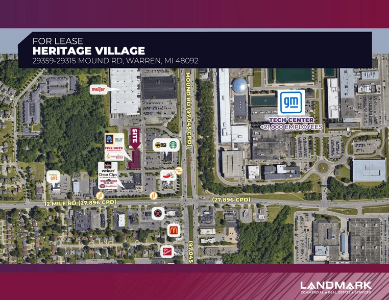 5709-5773 E 12 Mile Rd, Warren, MI à louer - Photo de l’immeuble – Image 1 sur 12