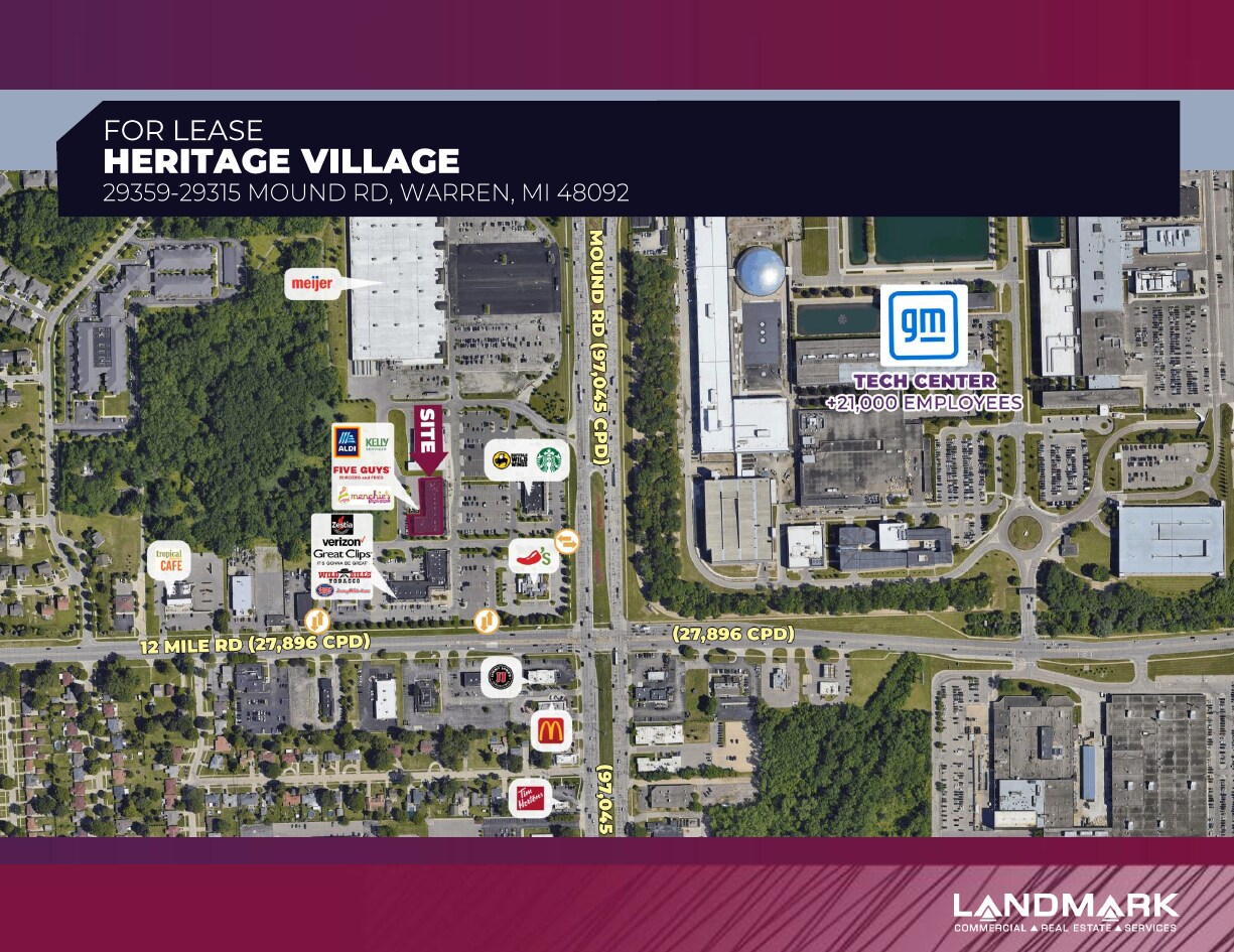 5709-5773 E 12 Mile Rd, Warren, MI à louer Photo de l’immeuble– Image 1 sur 13