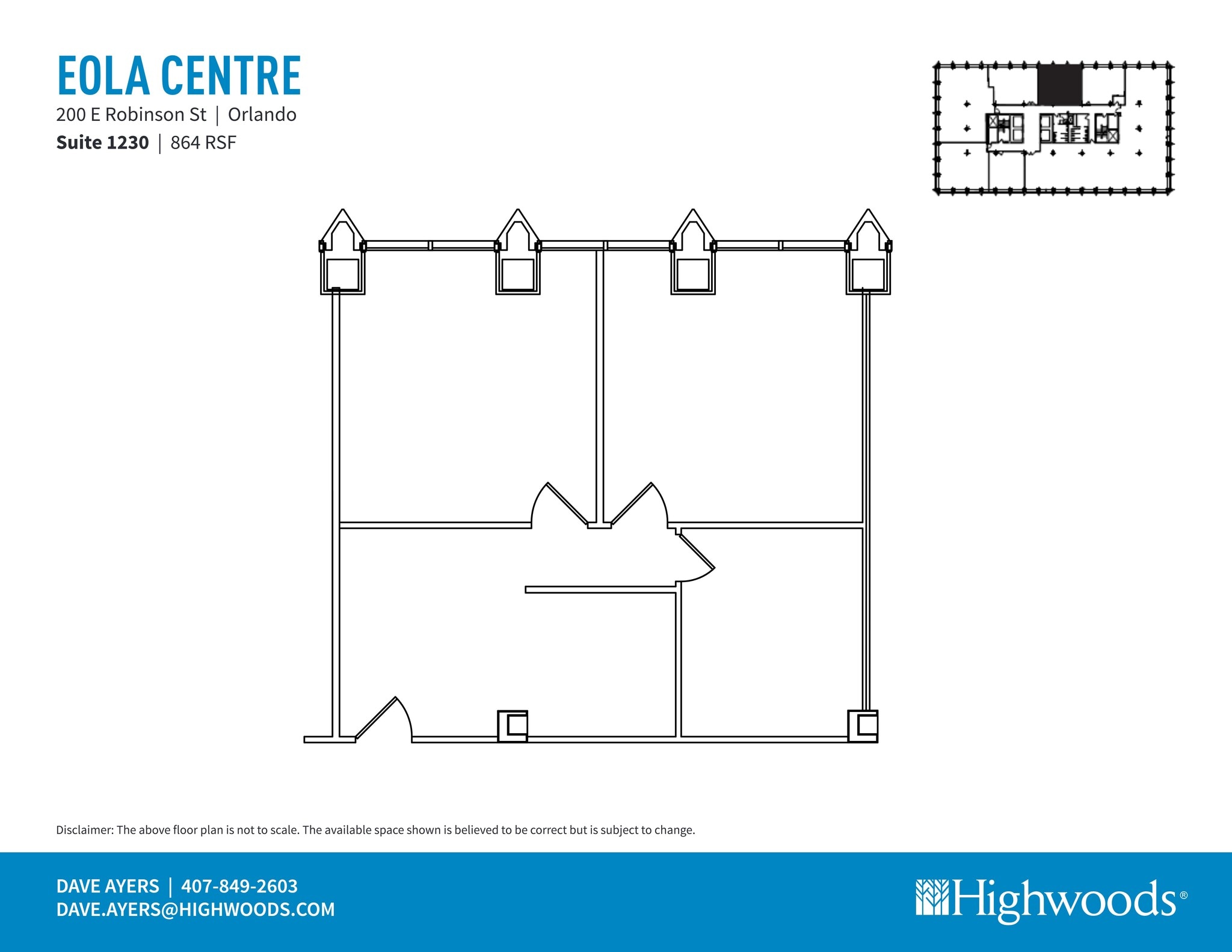200 E Robinson St, Orlando, FL à louer Plan de site– Image 1 sur 1