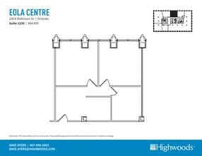 200 E Robinson St, Orlando, FL à louer Plan de site– Image 1 sur 1