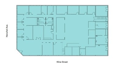 7701 Herschel Ave, La Jolla, CA à louer Plan d’étage– Image 1 sur 2