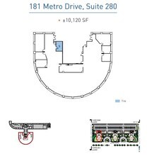 25 Metro Dr, San Jose, CA à louer Plan d’étage– Image 1 sur 1