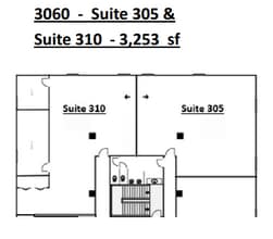 3060-3080 Ogden Ave, Lisle, IL à louer Plan d’étage– Image 1 sur 1