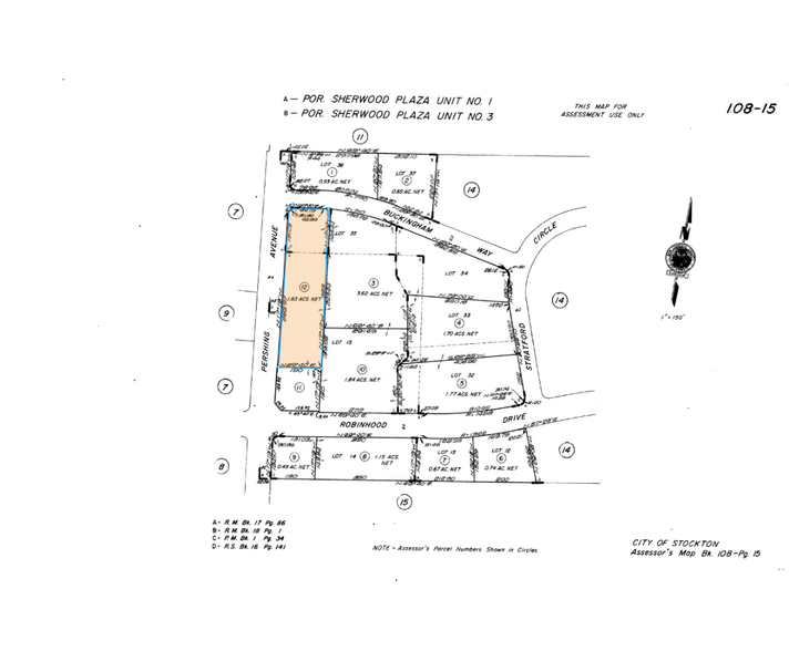 5632-5654 N Pershing Ave, Stockton, CA à louer - Plan cadastral – Image 3 sur 3