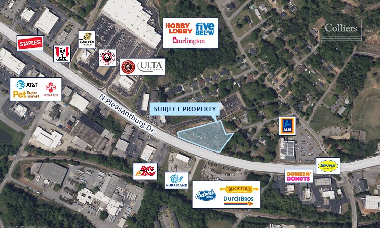 3010 N Pleasantburg Dr, Greenville, SC à vendre Photo de l’immeuble– Image 1 sur 4