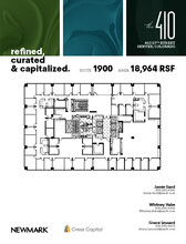 410 17th St, Denver, CO à louer Plan d’étage– Image 1 sur 1