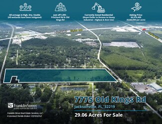 Plus de détails pour 7775 Old Kings Rd, Jacksonville, FL - Terrain à vendre