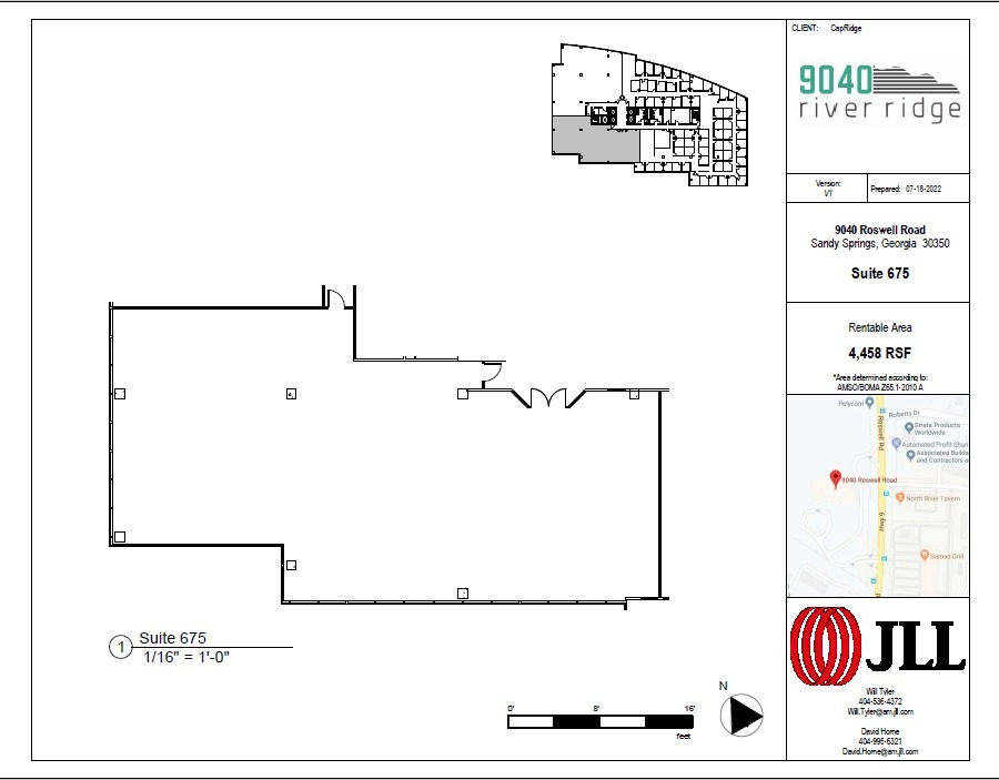 9040 Roswell Rd, Atlanta, GA à louer Plan d’étage– Image 1 sur 1