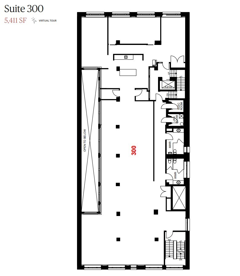 209 8th Ave SW, Calgary, AB à louer Plan d’étage– Image 1 sur 1