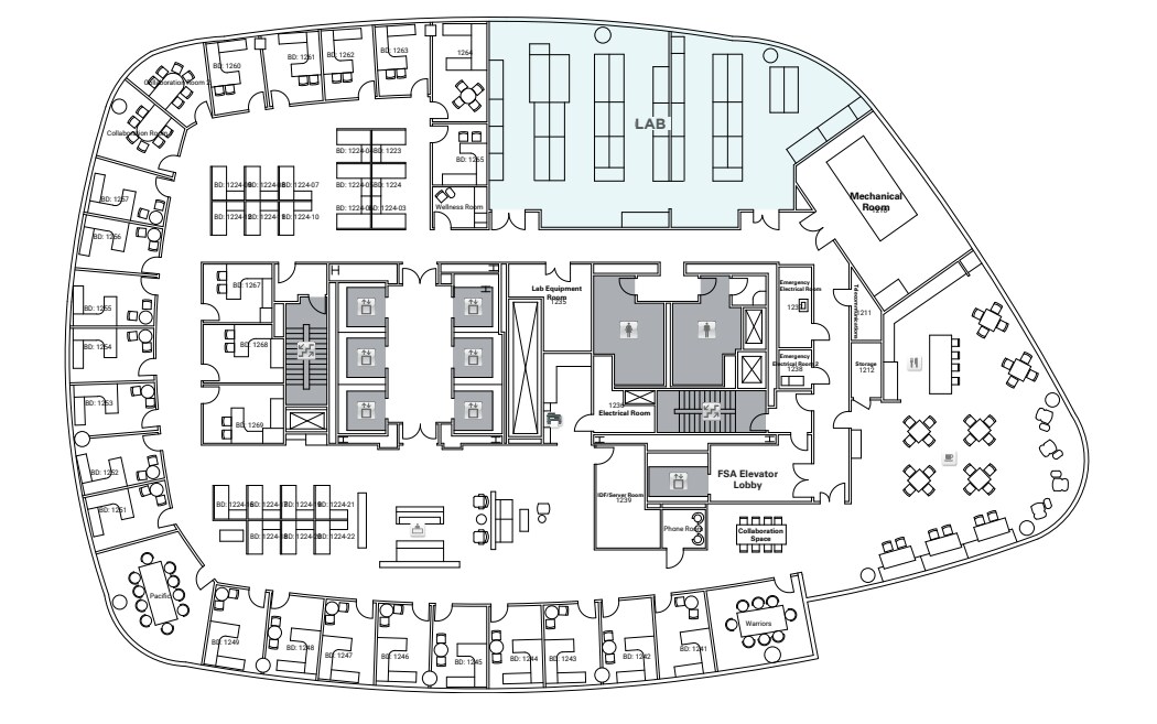 Two Tower Pl, South San Francisco, CA à louer Plan d’étage– Image 1 sur 1