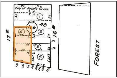 612-618 Lighthouse Ave, Pacific Grove, CA à louer - Plan cadastral – Image 2 sur 5