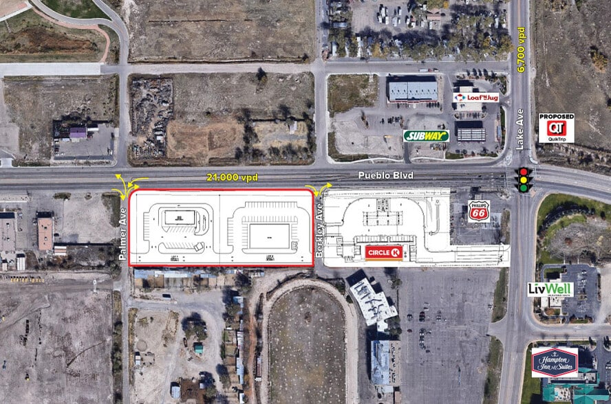 1530 & 1540 W Pueblo Blvd, Pueblo, CO à vendre - Photo principale – Image 1 sur 2