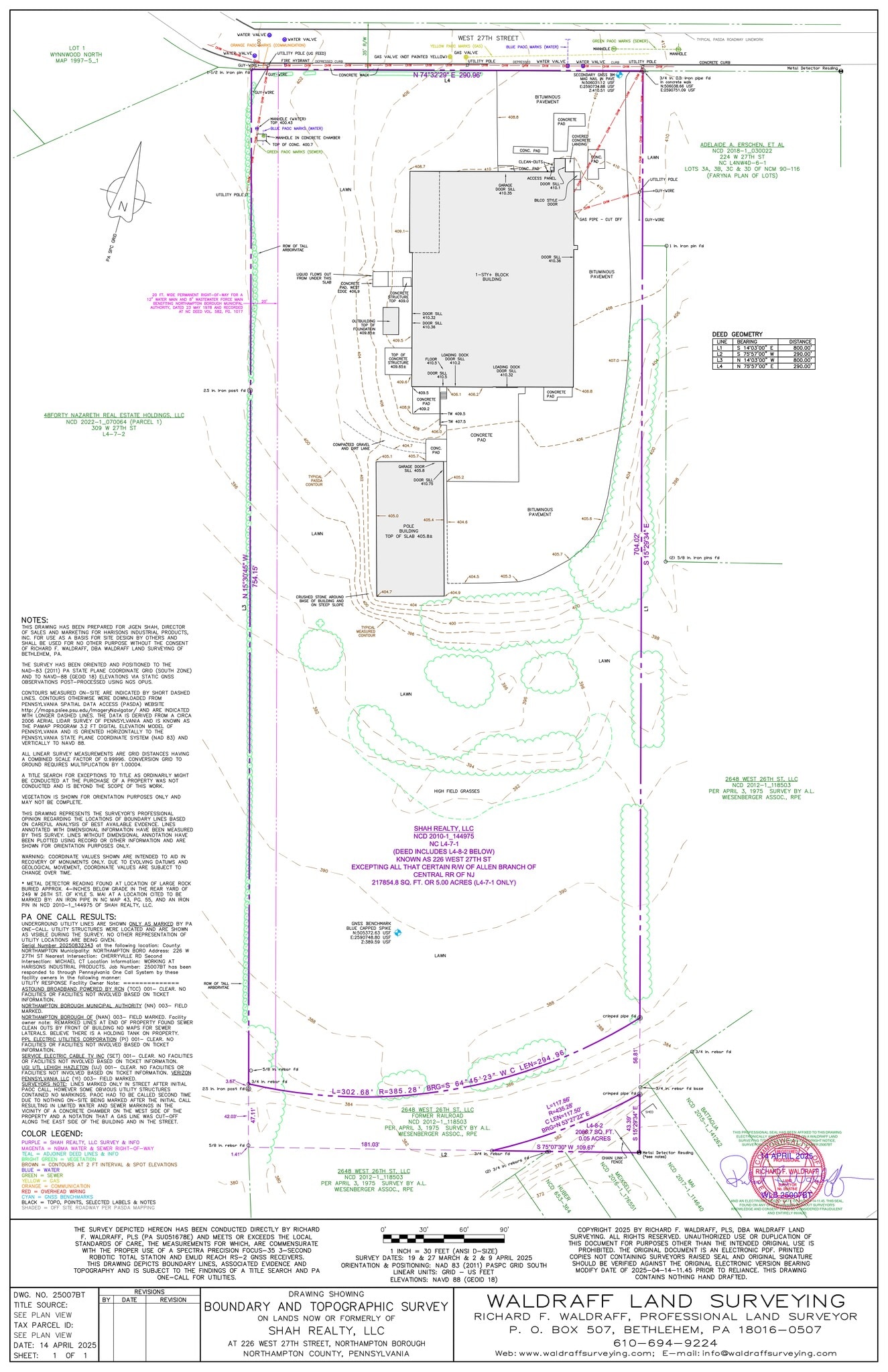 226 W 27th St, Northampton, PA à louer Plan de site– Image 1 sur 1