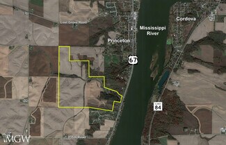 Plus de détails pour 24500 Great River Road, Princeton, IA - Terrain à vendre