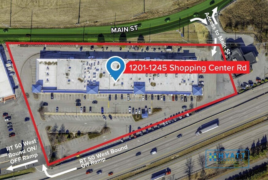 1201-1245 Shopping Center Rd, Stevensville, MD à louer - Aérien – Image 2 sur 8