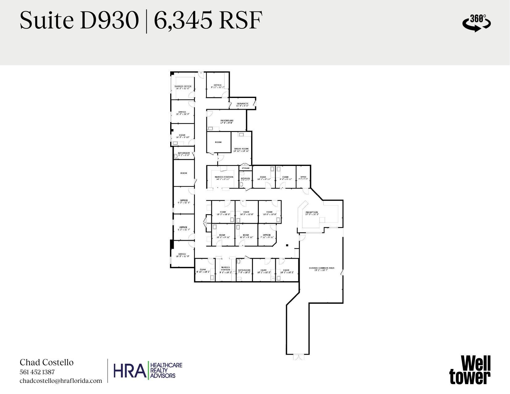 10301 Hagen Ranch Rd, Boynton Beach, FL à louer Plan d’étage– Image 1 sur 1