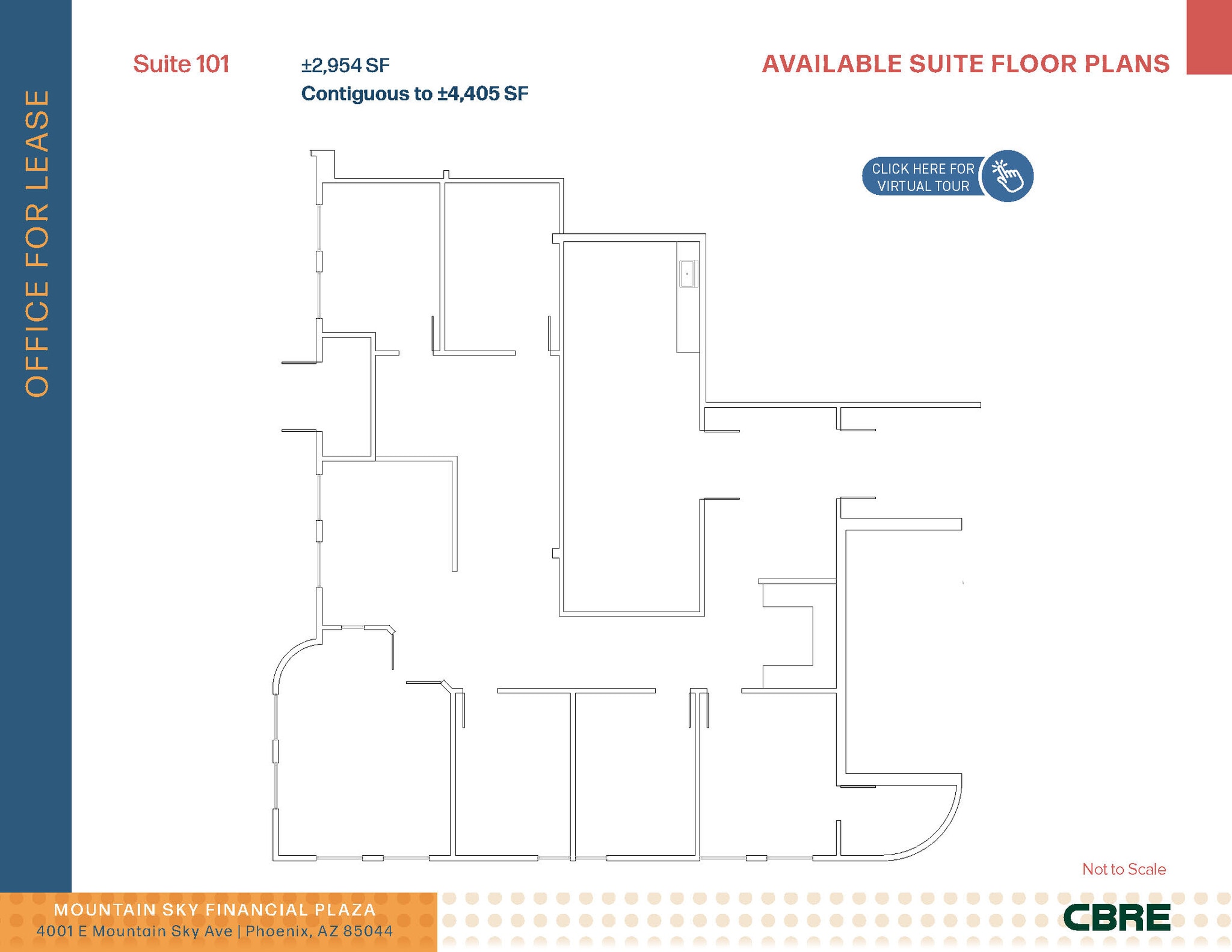 4001 E Mountain Sky Ave, Phoenix, AZ à louer Plan d’étage– Image 1 sur 12