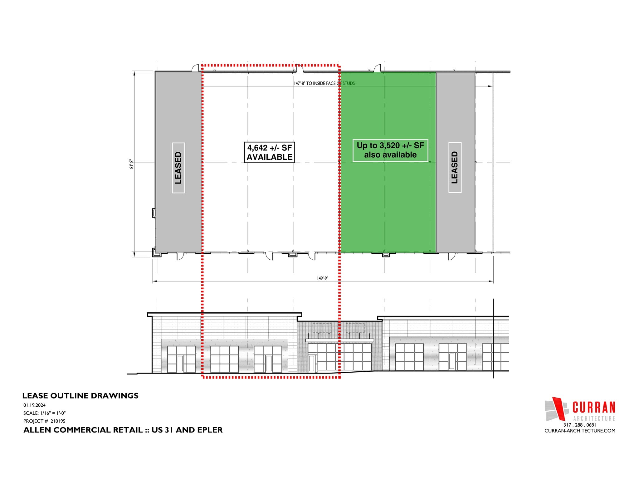 5540 S East St, Indianapolis, IN à louer Plan de site– Image 1 sur 1