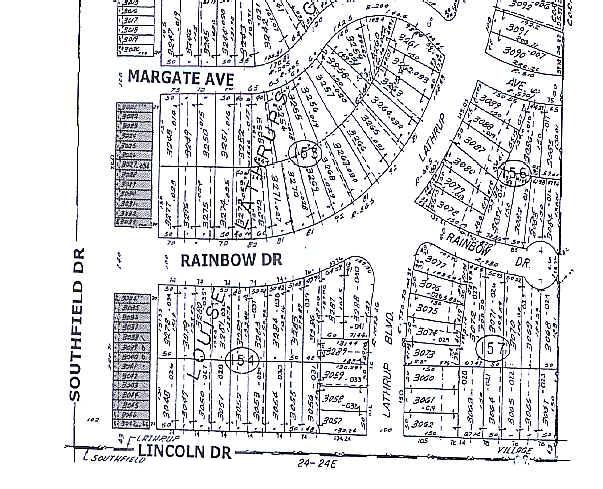 26060 Southfield Rd, Lathrup Village, MI à vendre - Plan cadastral – Image 2 sur 3